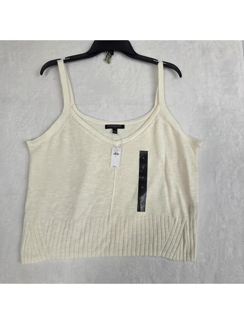 Banana Republic Factory Ramie-Rayon Sweater Tank Women’s Size XL NWT
